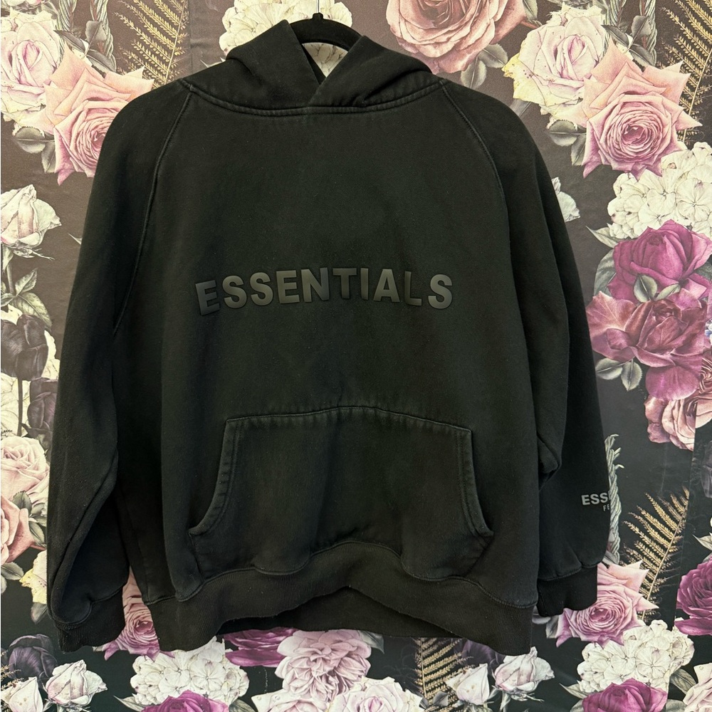 ESSENTIALS Graphic Pullover Hoodie Unisex Cotton Hoodie for Teens or Adults